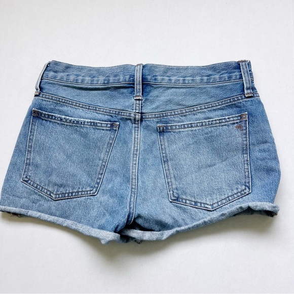 Madewell Relaxed Denim Shorts Cutoffs Blue Jean Distressed Shorts cut off 26 - Picture 2 of 6